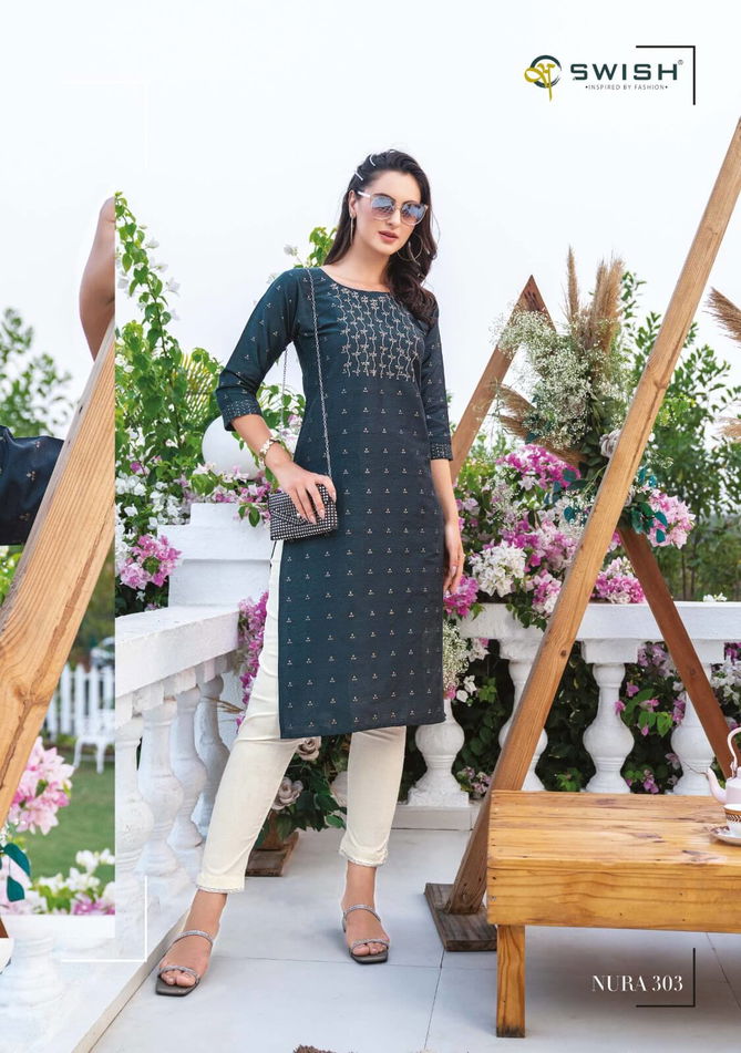 Swish Nura Vol 3 301 To 306 Kurti With Bottom Catalog